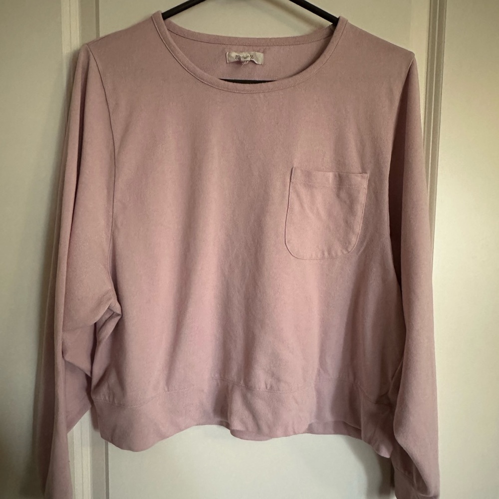 Madewell Dusty Pink Crewneck Sweatshirt